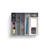 10 Piece Plastic Storage Trays Organizer Grey