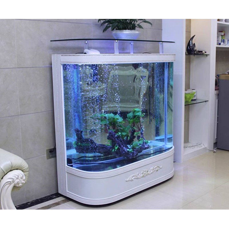 Aquarium moderne en acrylique 150-180 gallons Eco, 47.24, Blanc