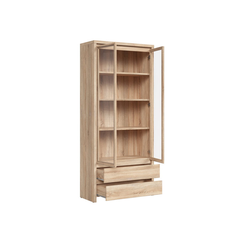 Display Cabinet, Oak Sonoma