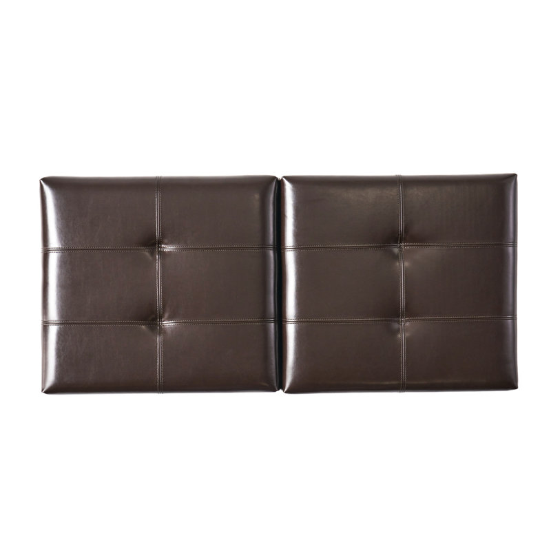 Chocolat pour siège et entreposage -, recouvert de polyuréthane 45,6 po X 20,73 17,52 po avec fonctionnalité, profondeur d'assise confortable, largeur, hauteur