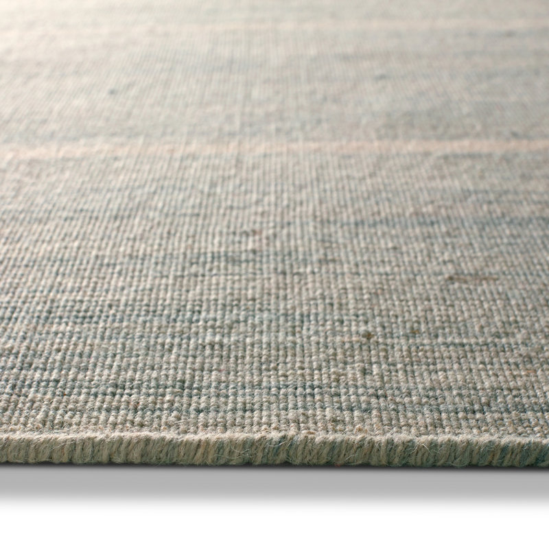 Coastal Shores Wool Striped Area Rug, Rectangle 6' x 9'