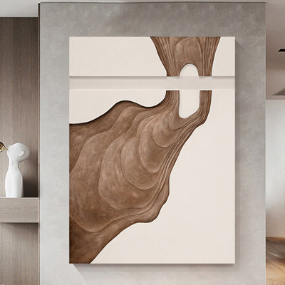 Three-dimensional relief hand-painted sandstone hanging paintings