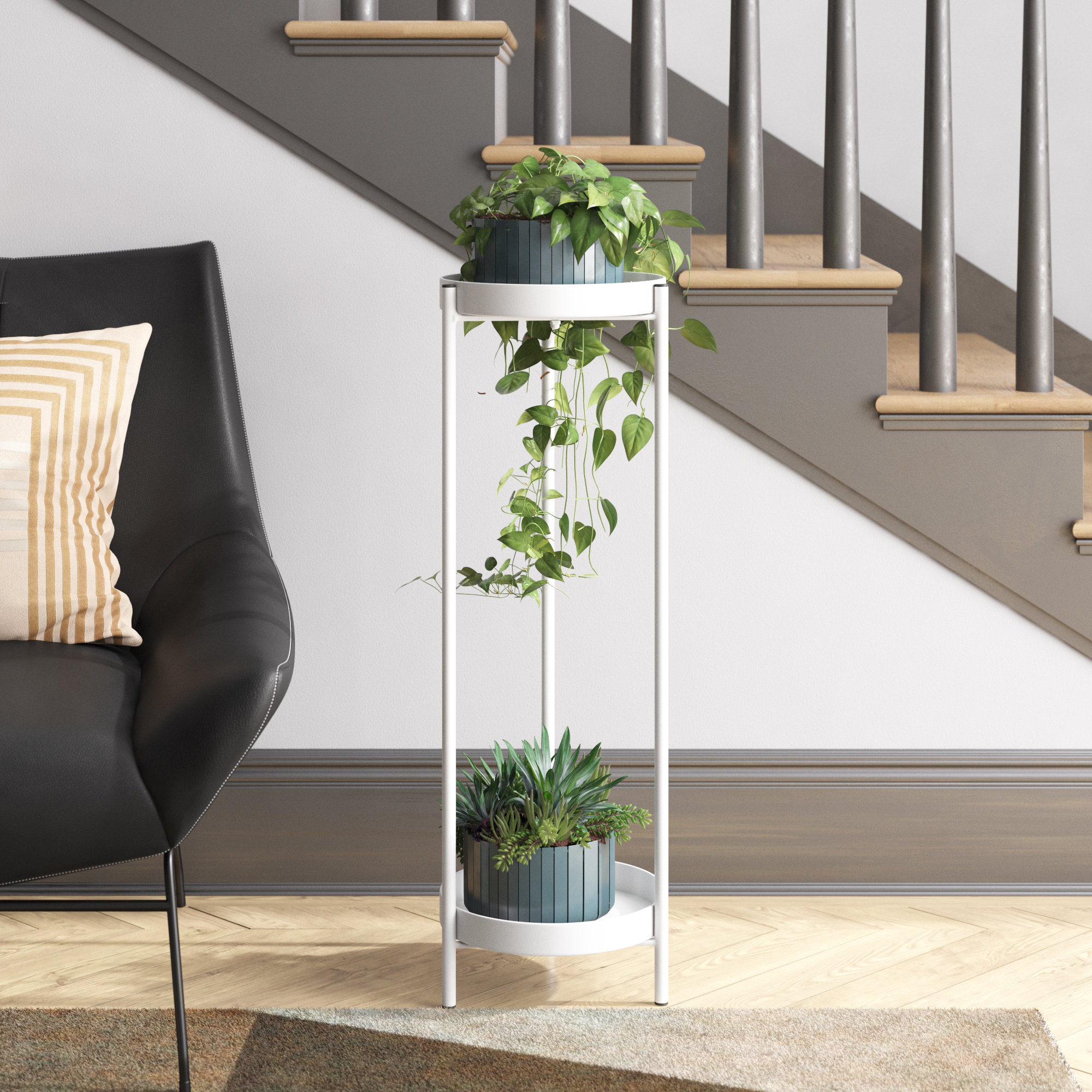 Dealba Metal Round Multi-Tiered Plant Stand