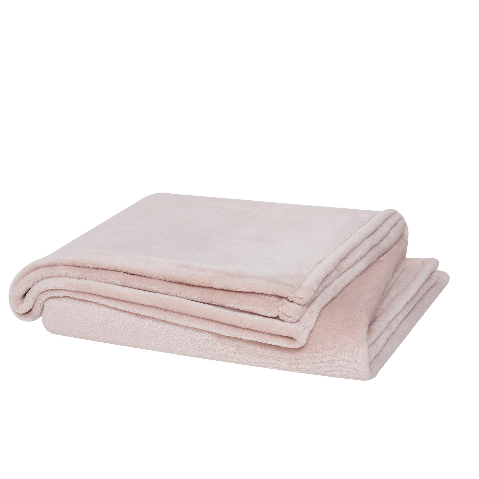 Balee Knitted Throw Blanket, Blush, 60" W x 80" L