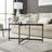 Abhaki Frame Faux Marble Top Coffee Table-154550901