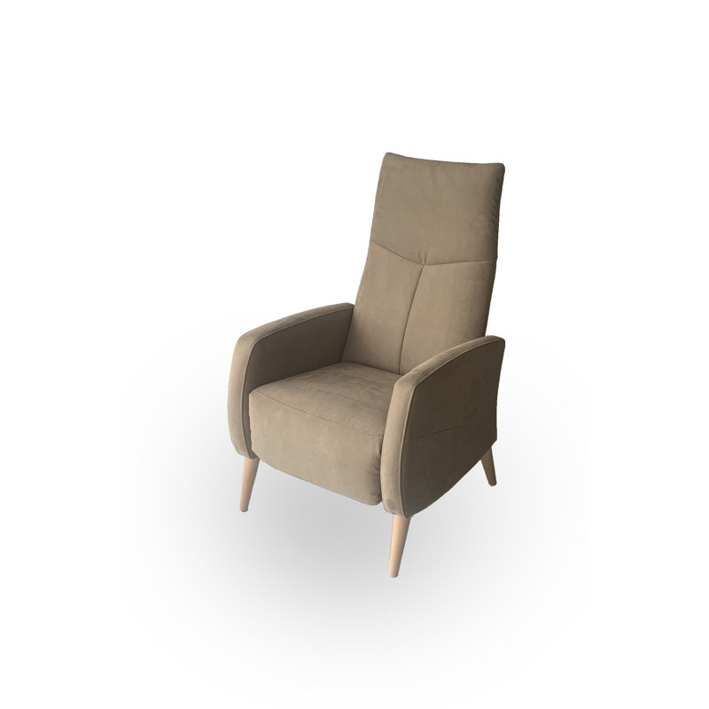 Anelisse 75cm Wide Rocker Standard Recliner, Brown