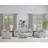 Mingle Light Grey Upholstered Sofa