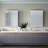 Garet Modern LED Lighted Bathroom Medicine Cabinet