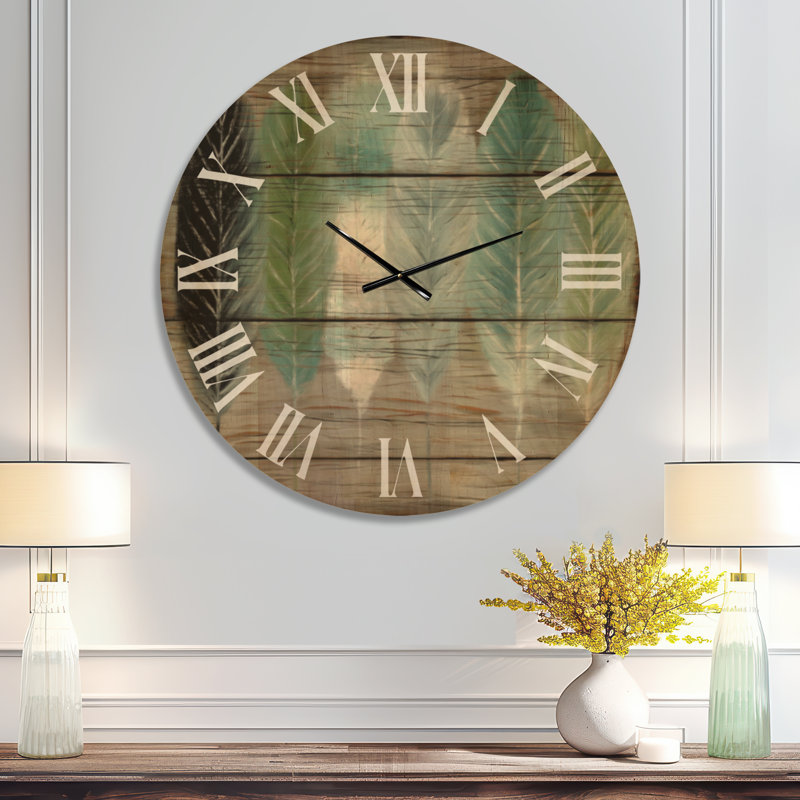 Horloge murale surdimensionnée en bois surdimensionné et moderne, Oversized