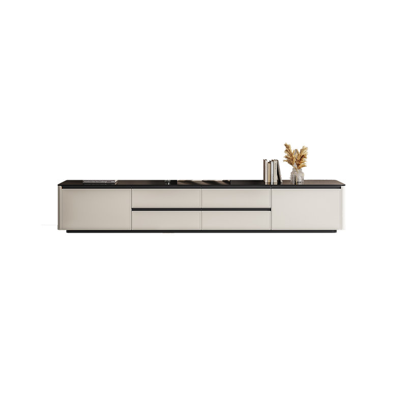 Meuble télé de style minimaliste italien, 86.61"