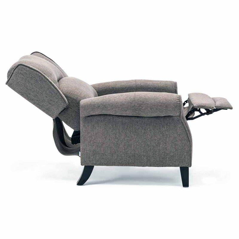 Lynnwood 80cm Wide Wing Chair Recliner, Grey