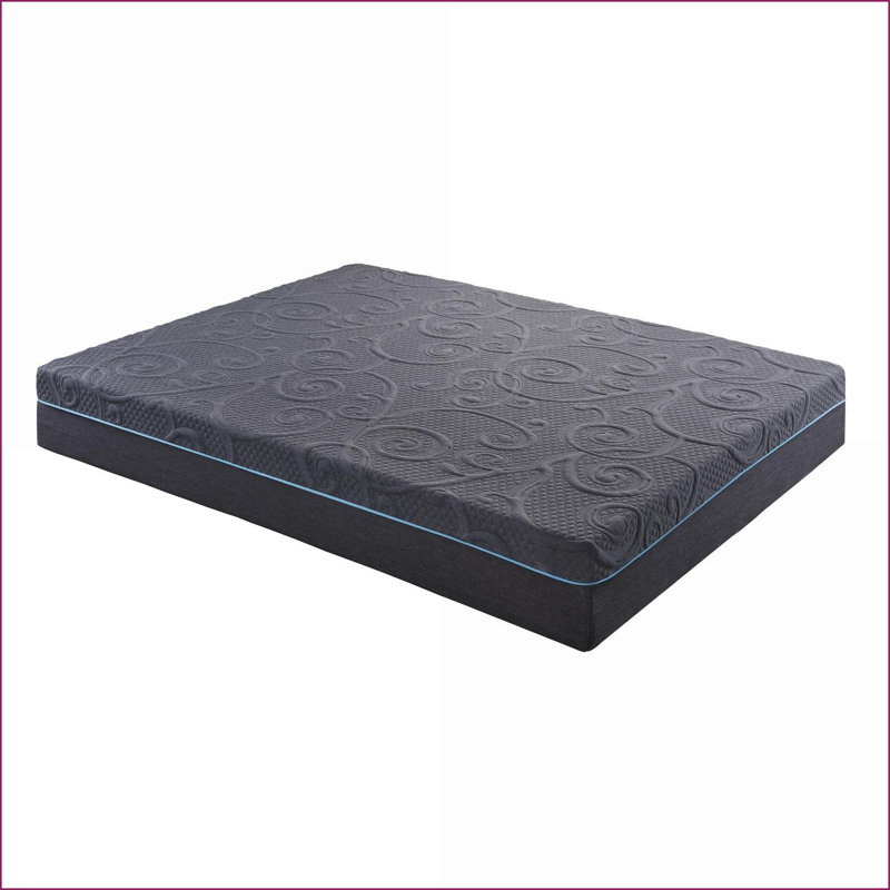 Mattresses Queen Size 11-Inch Gel-Infused Memory Foam Hybrid Mattress in a Box | Dark Gray | Foam+Spring, 11", Queen