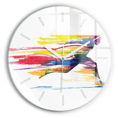 Glass Wall Clock