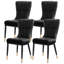 Chaise rembourrée moderne avec structure en métal-456032069