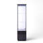 Glass Display Cabinet with 3 Color Led Lights, Wine Cabinet with Lock-1940893264