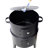 16" Vertical Charcoal Smoker Bbq - Portable Grill For Camping. 31: Smoker, Grill, Fire Pit. Large Cooking Space With Grid. User- Design. Black 16 Inch Spacious Cook Thermometer. Handles. Steel