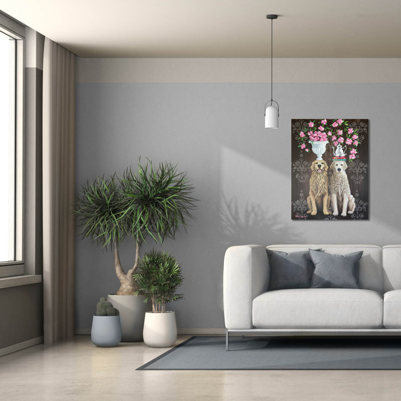  «The Golden Couple» par Heather Gauthier, art mural sur toile, 26 po x 34 po