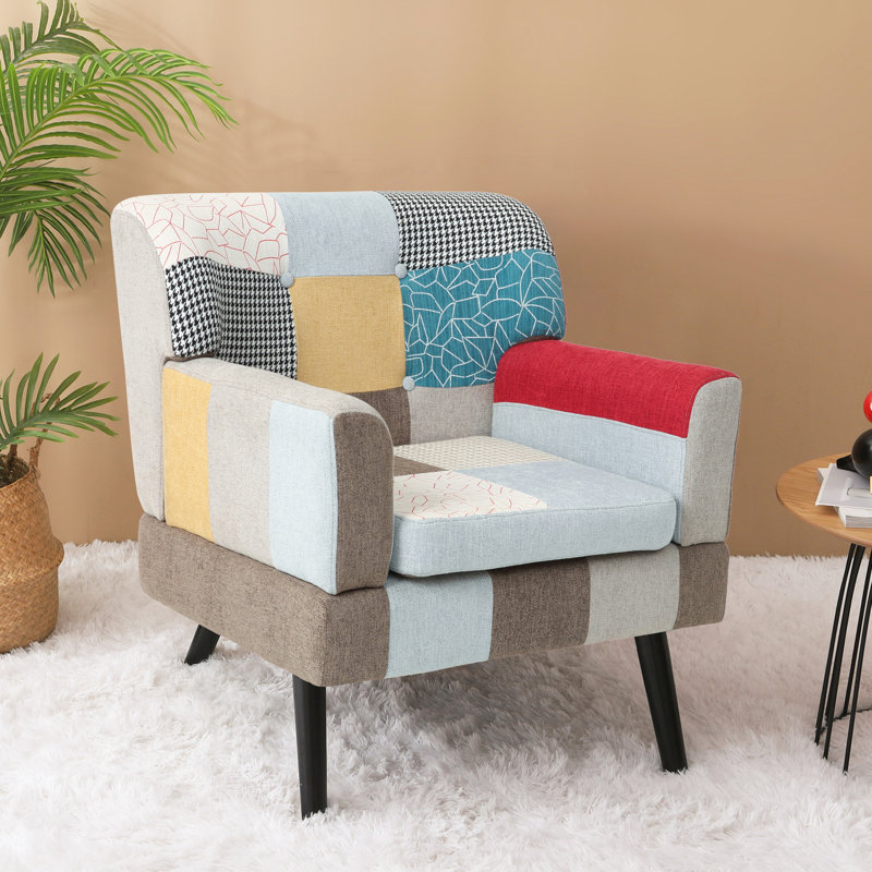 chaises de salon, chaise de lecture, chaise simple colorée