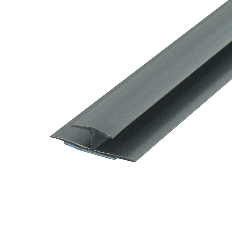 Moulure de séparation 1/4 po en PVC rigide avec adhésif | Pro Pack Plus, Argent argent
