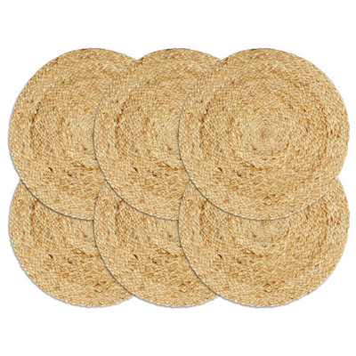 Quynh Jute Solid Colour Round Placemat