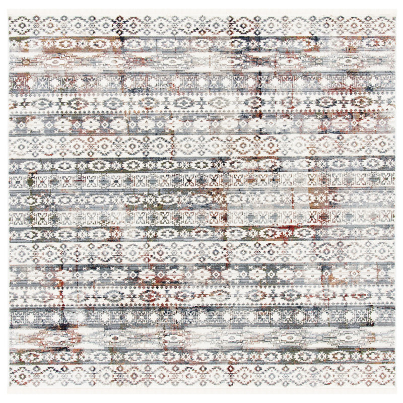 Herat 300 Performance Southwestern Rug, Square 6'7"