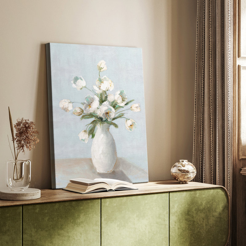 Les plus jolies tulipes - galerie Cavas sur mesure, H 48 po x l 32 po