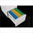 File Cabinet, 3 Drawer Mobile Under Desk Storage with Lock for Office | Snow White Metal-2098291322