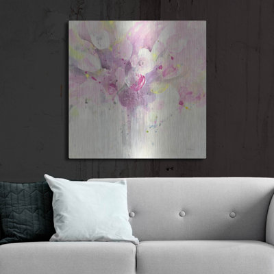 Art mural en métal luxueux «Pretty In Spring» par Albena Hristova