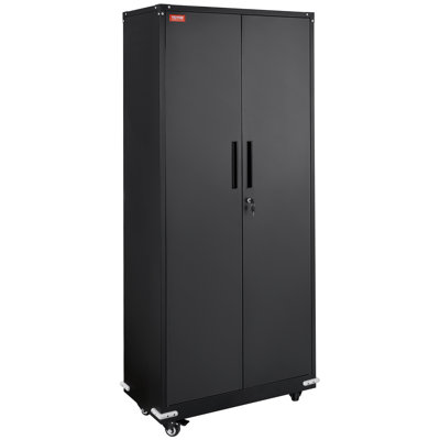 Metal Single Storage Cabinet ( 74.2'' H x 31.5'' W x 15.75'' D)