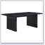 Table de salle à manger extensible moderne avec rallonge amovible et plateau biseauté pour une configuration de sièges flexible