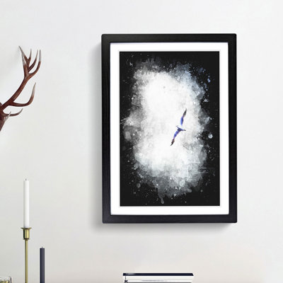 Flying Seagull - Framed Print