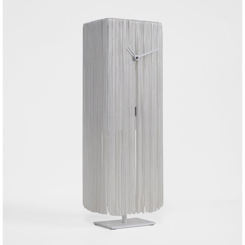 Eversole 48cm Wood Table Clock, White