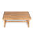 Patio Acacia Wood Chat Set, Club Chair + Coffee Table With Water-Resistant Cushion, Teak + Beige