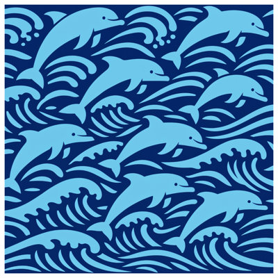 Couvertures Blue Dolphins Waves