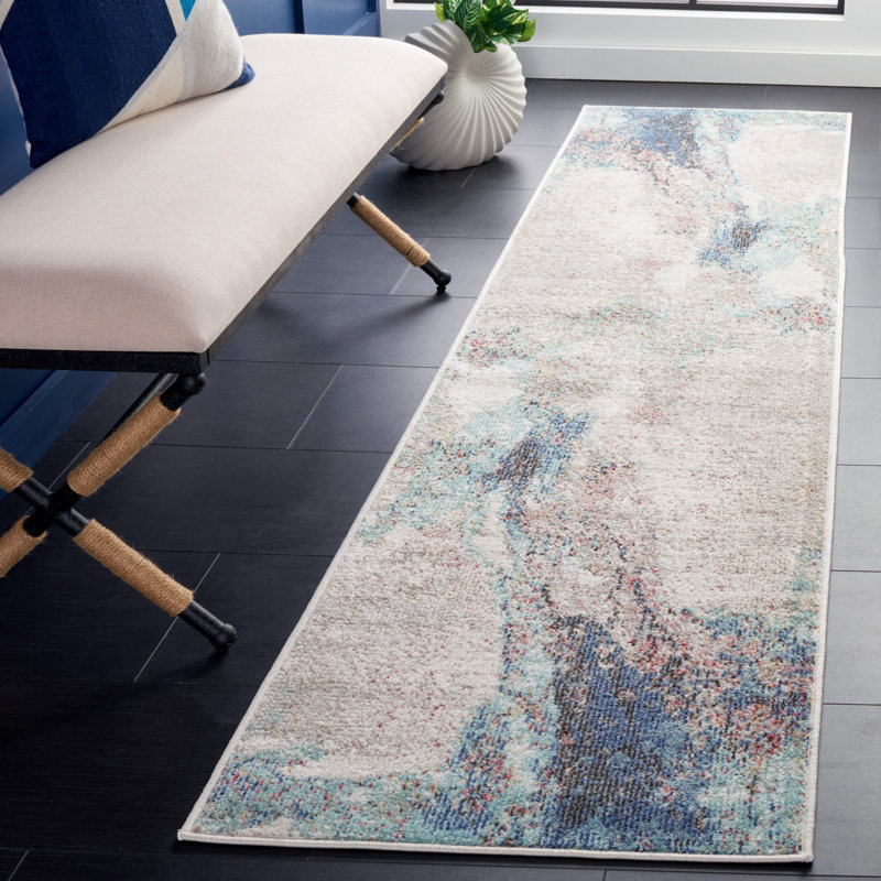 Styreman 500 Performance Abstract Rug, Runner 2'2" x 9'