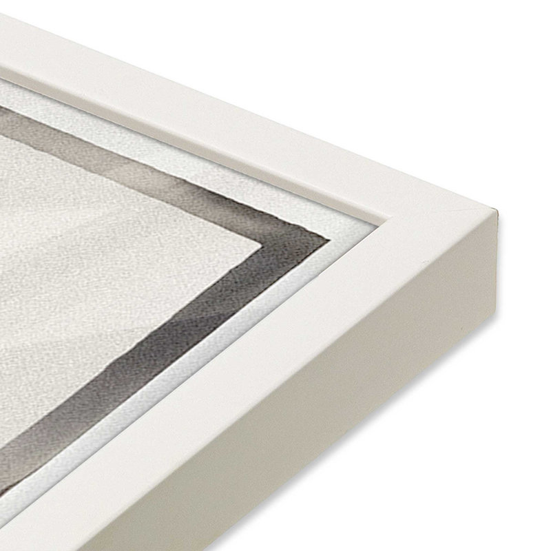 Obsidian Bounds II, Single Picture Frame Opaque White, 11" H x 9" W