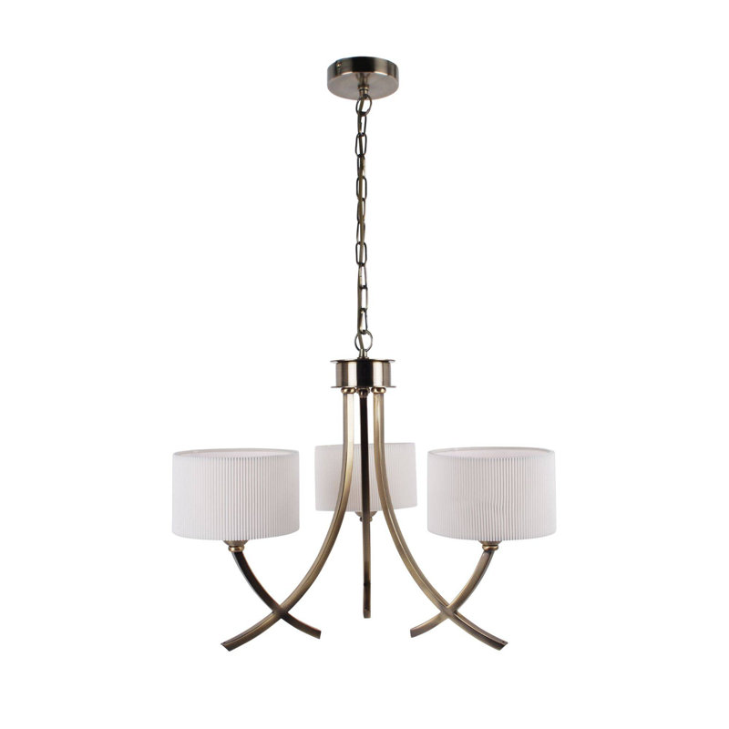 Brytani 3 - Light Shaded Chandelier