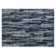 Tapis bleu intérieur / extérieur lavable à la machine Chayil ACN1079-109487069