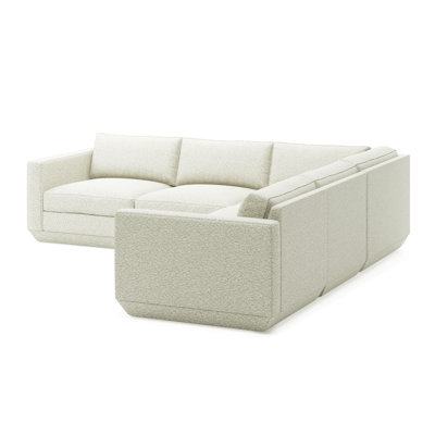 Canapé modulaire d'angle 5 pièces Podium