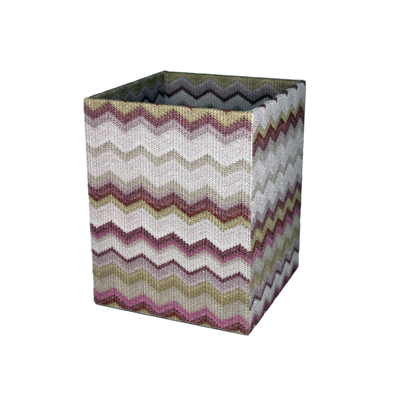 Polyester Open Waste Bin - 13L, Pink