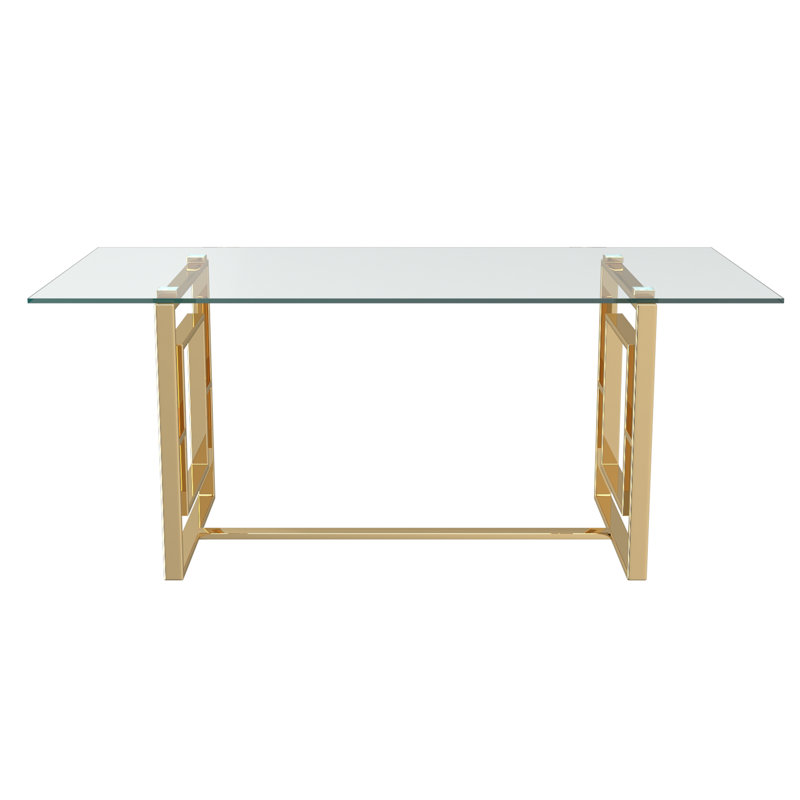 Table de salle à manger Aviana, Doré