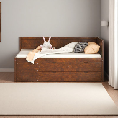 Daybed With Drawers And Shelves
