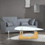 Table basse moderne en bois massif Triangle