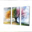 Arbre rose avec quatre saisons - ensemble d'art mural arbre de vie-107213465-107213459