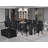 14-piece Kitchen Table Set a Rectangular Xtenczar Table with a coffee Table and 12 Polyester Dining Chairs-204735517-204735514