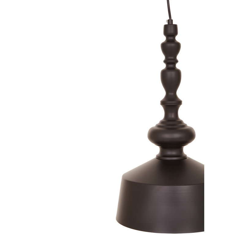 Yosef 1 - Light Black Single Pendant