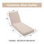 Coussin de chaise longue d'extérieur - imperméable, résistant aux intempéries, remplacement de mobilier de patio-512398375-512398382-513553995