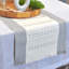 Chemin de table et napperons en coton tissé, chemin de table de salle à manger, foulard de commode style campagnard-410883549-414961814-410883550