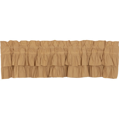 Sickels Cotton Blend Ruffled Window Valance