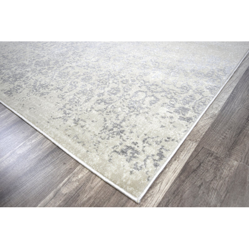 Tapis gris délavé Andover, Rectangle 5 pi x 7 pi